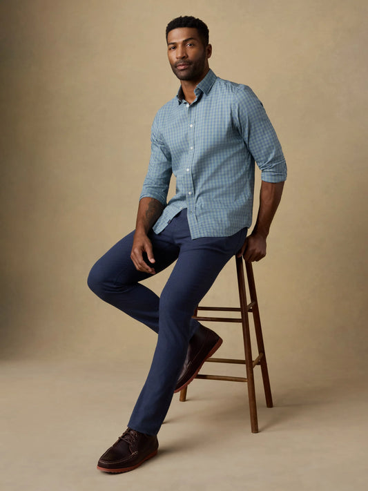 Movement Linen Five-Pocket Pant | Deep Sea Navy
