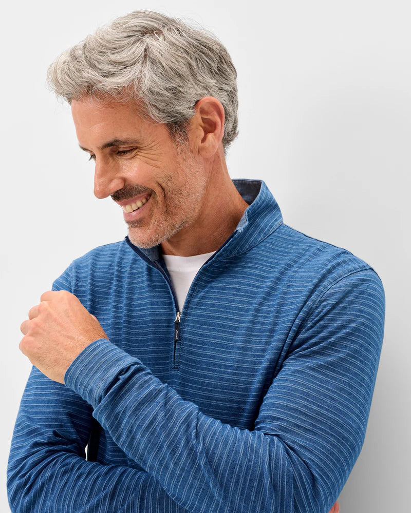 Genova 1/4 Zip | Indigo