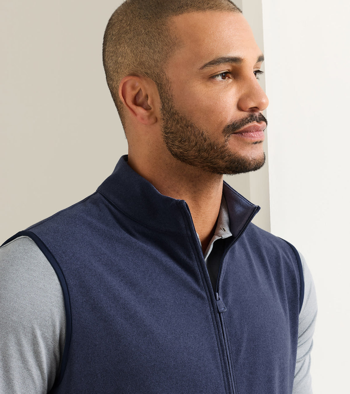 Ardent Air Performance Full-Zip Vest | Navy