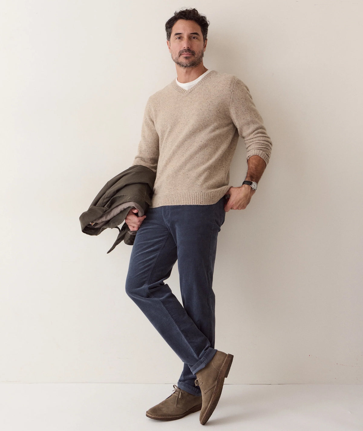 Merino V-Neck Sweater | Ryewater