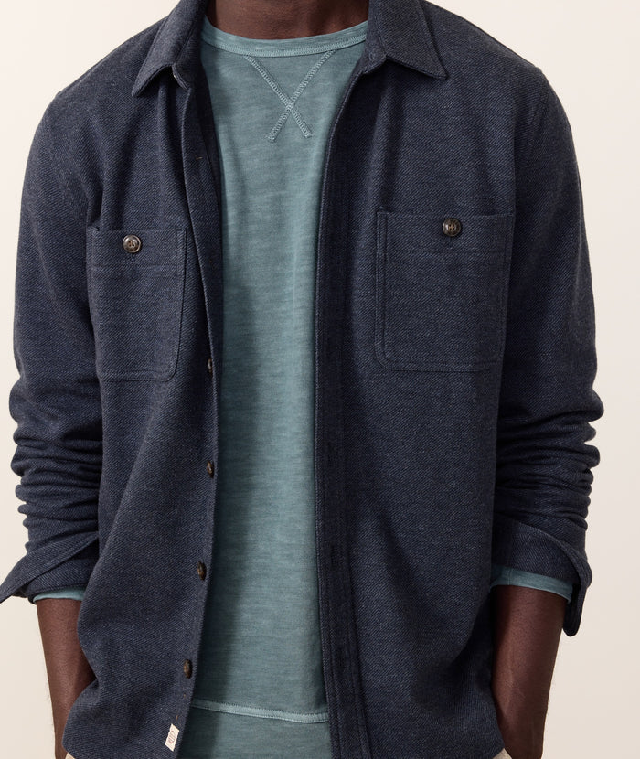 Pacifica Stretch Shirt | Navy