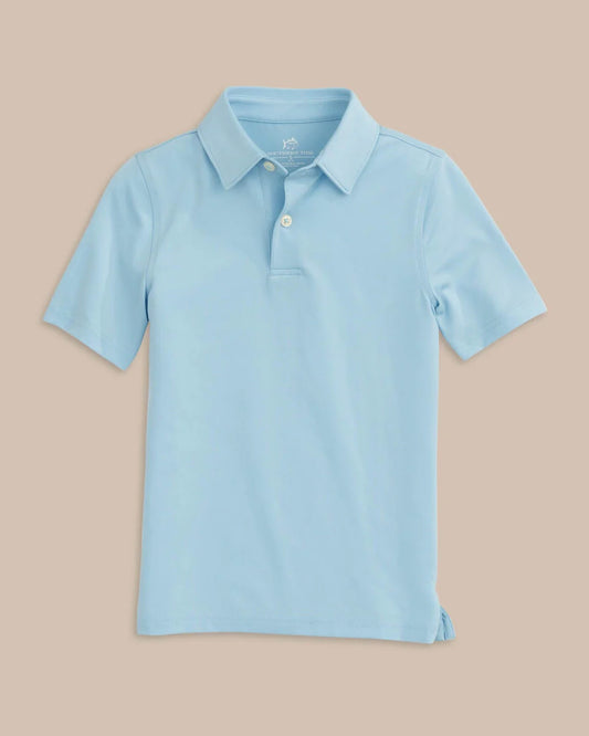 Boys Driver Perf Polo | Sky Blue