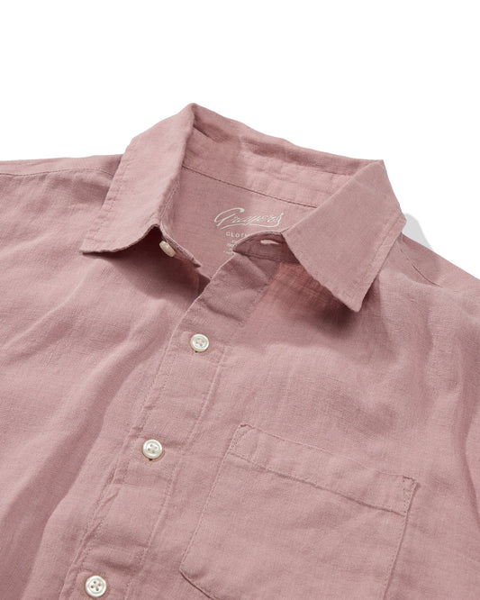 Positano Linen Shirt | Canyon Rose