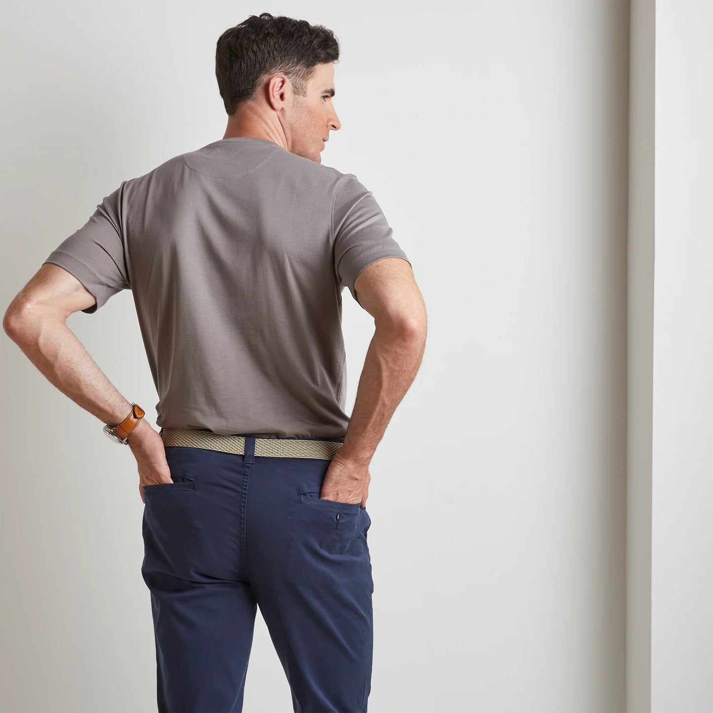 Short Sleeve Crewneck | Grey