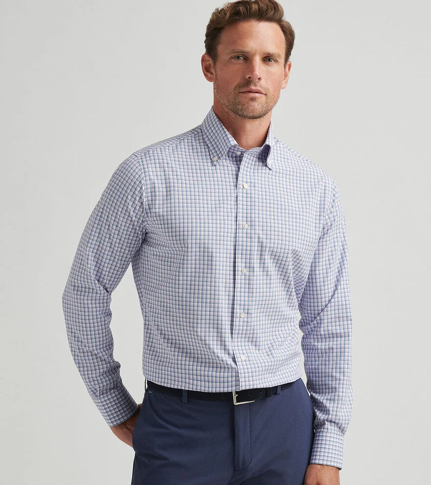 Parker Perf Shirt | Fountain Blue