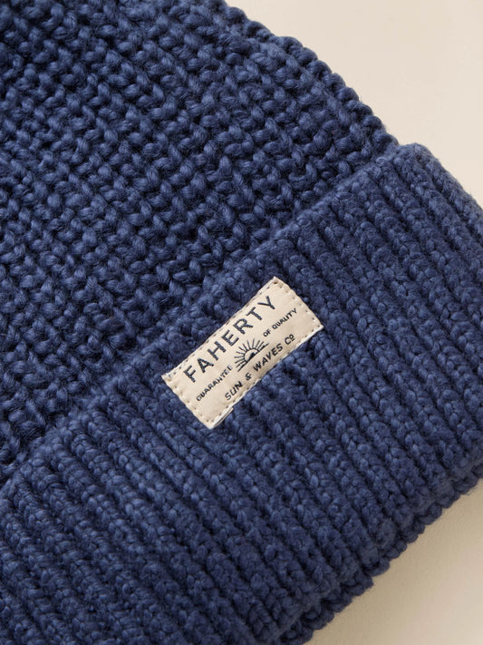 Heirloom Cotton Beanie | Navy