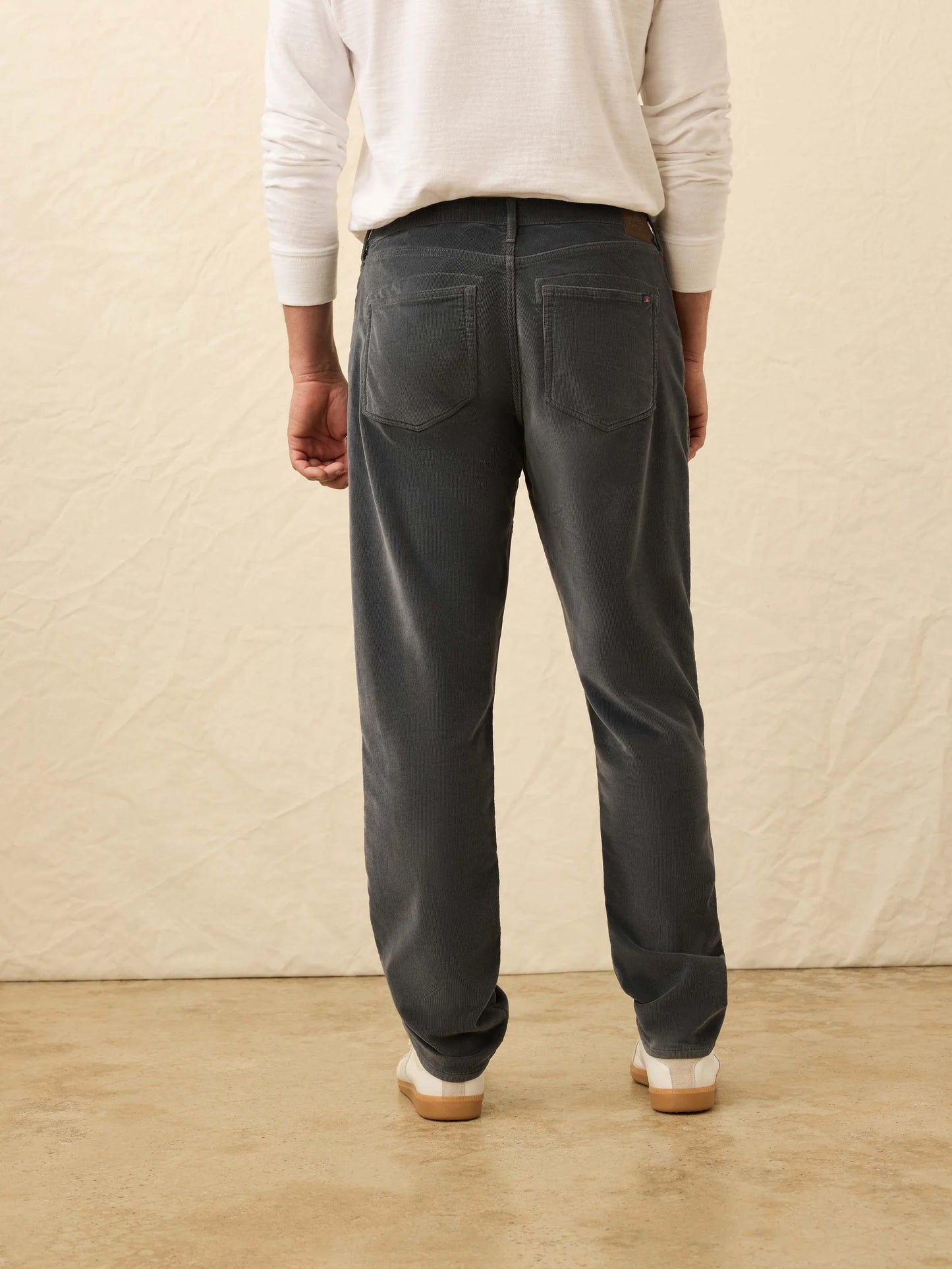 Stretch Terry Cord Five-Pocket Pant | Steel River