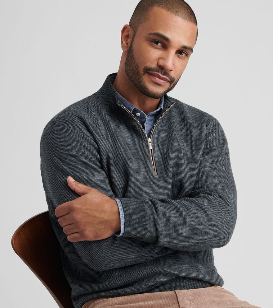 West 1/4 Zip | Deep Verdant