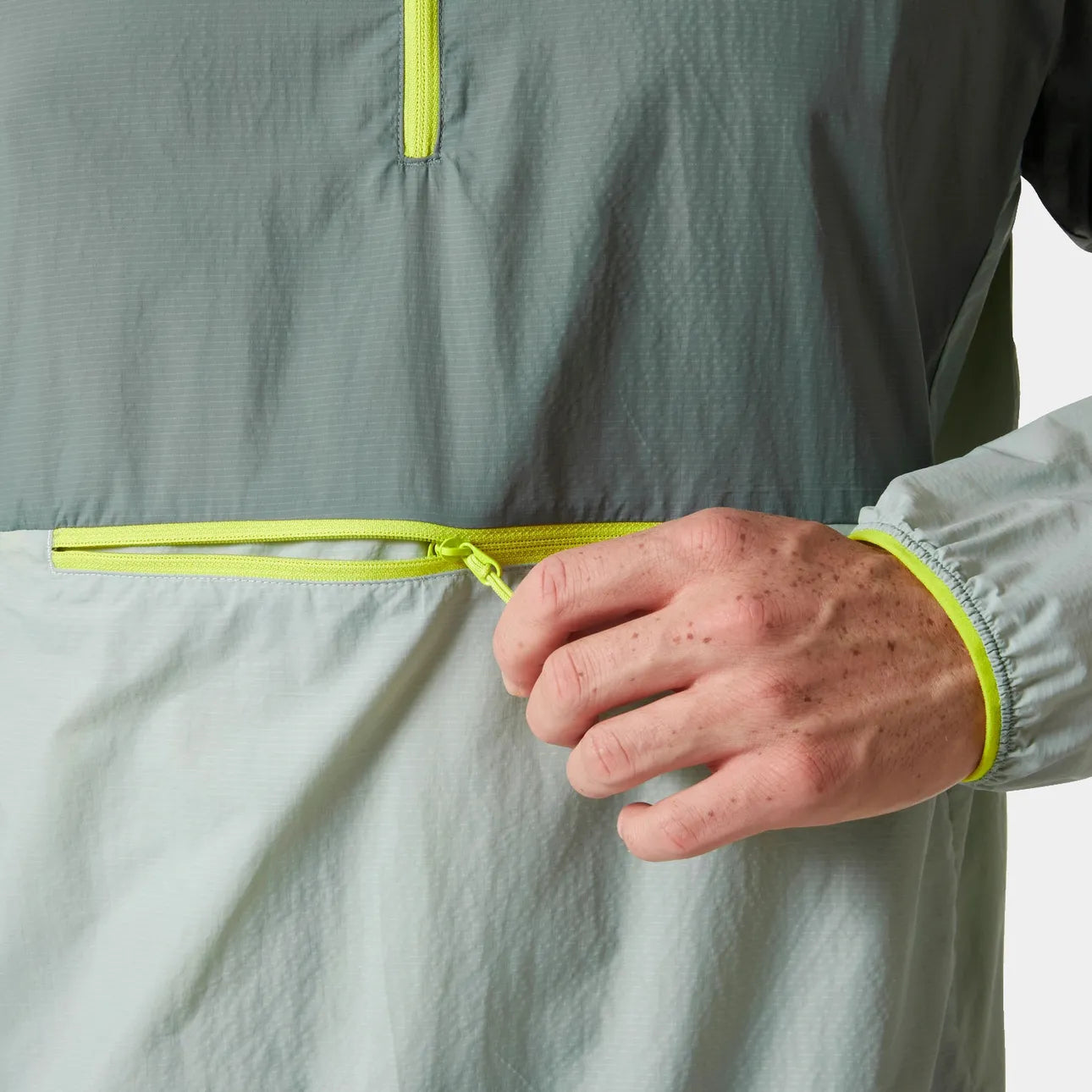 Roam Wind Anorak Jacket | Grey Cactus