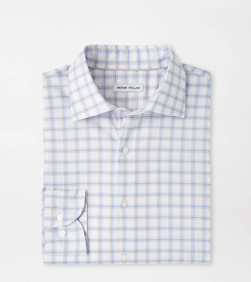 Lenox Crown Lite Cotton Stretch Sport Shirt | White