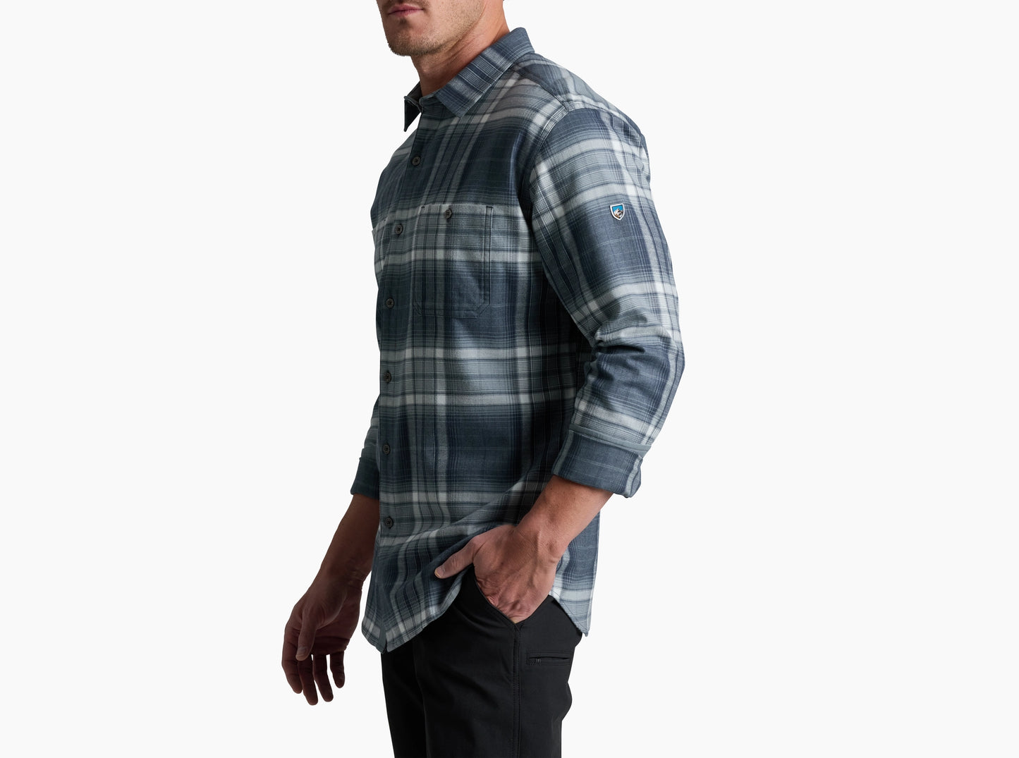 Fugitive Flannel | Steel Blue