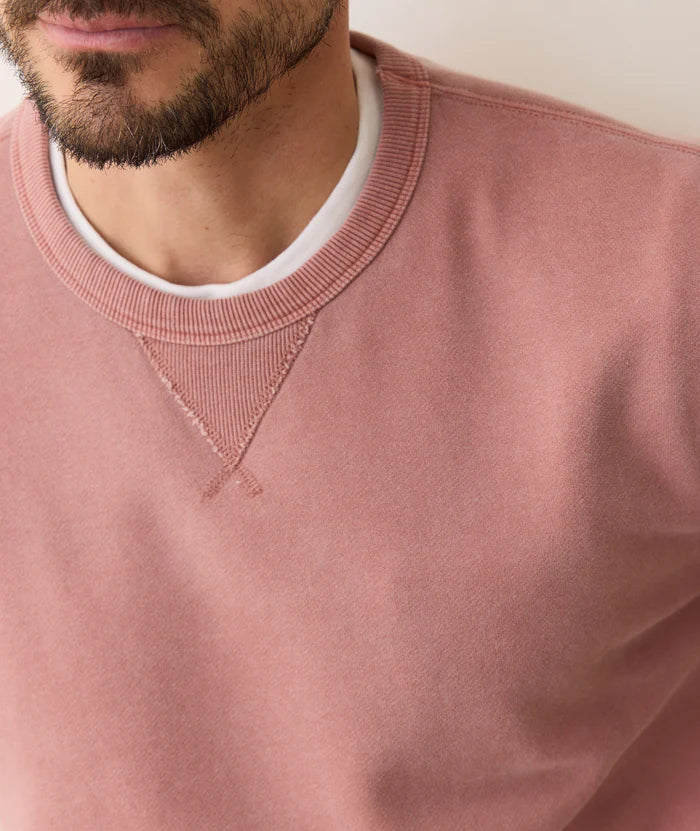 Relaxed Cloud 9 Fleece Crewneck | Ash Rose