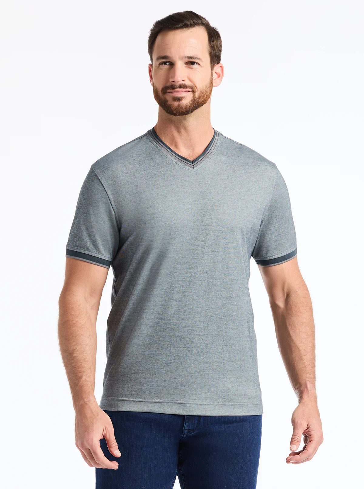 Holton Knit T-Shirt | Charcoal