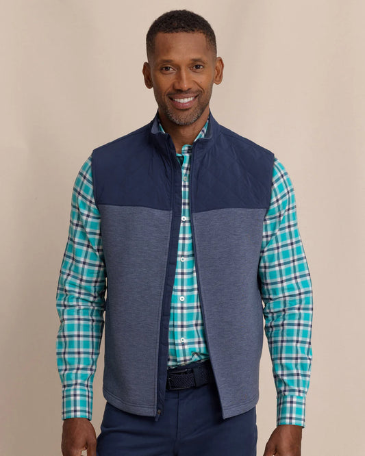 Waterfront Quilted Vest | Dress Blue