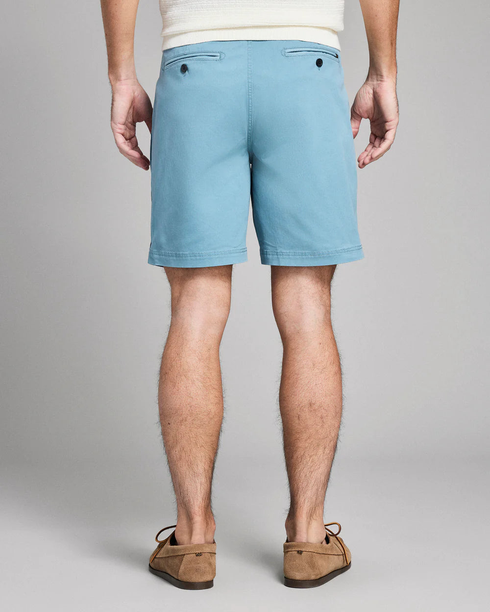 Chino Short | Steel Blue