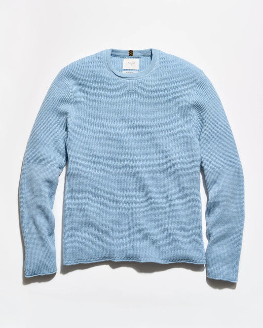 Martin Mini Waffle Crew | Chambray Blue Heather
