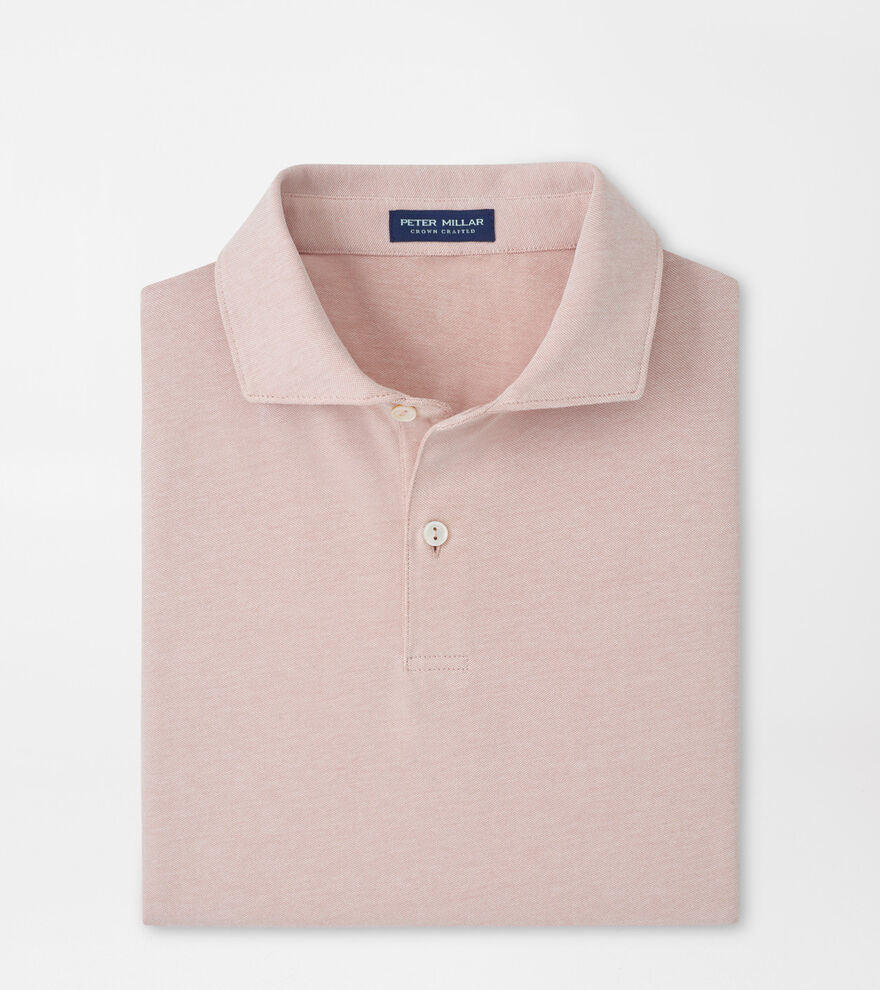 Albatross Cotton-Blend Pique Polo | Faded Scarlett