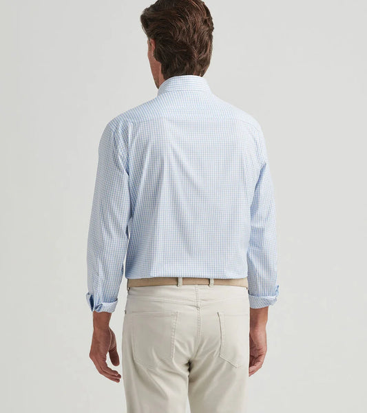 Hanford Performance Twill Sport Shirt | Cottage Blue