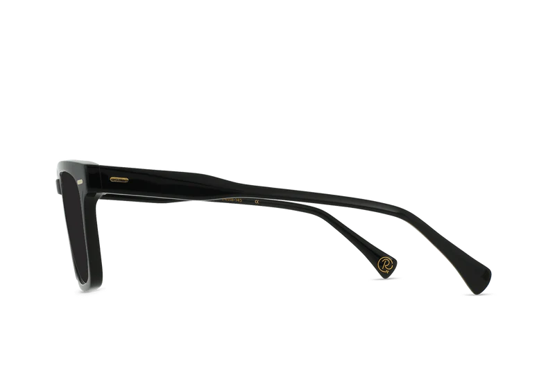 Adin Polarized Sunglasses | Recycled Black/Dark Smoke