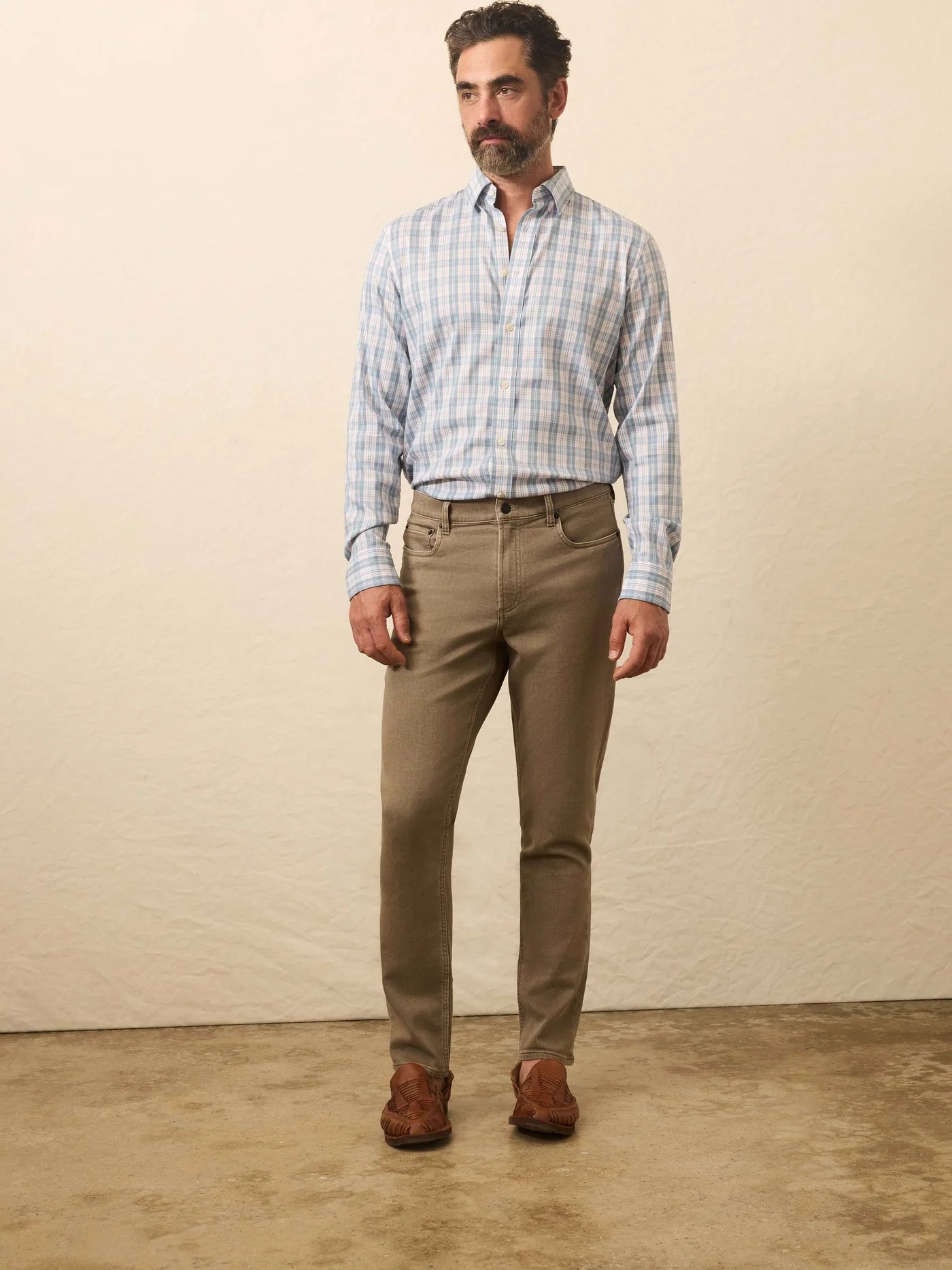 Stretch Terry Five Pocket Pant | Dark Rye