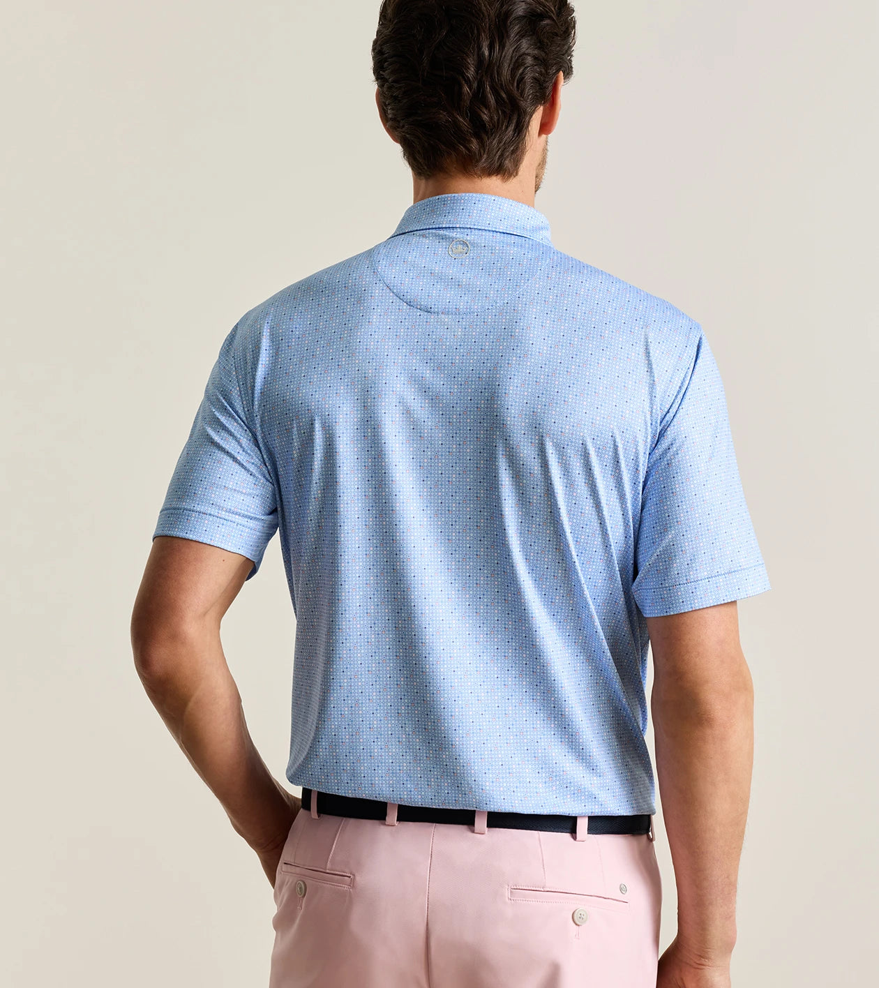 Rivington Perf Jersey Polo | Estate Blue