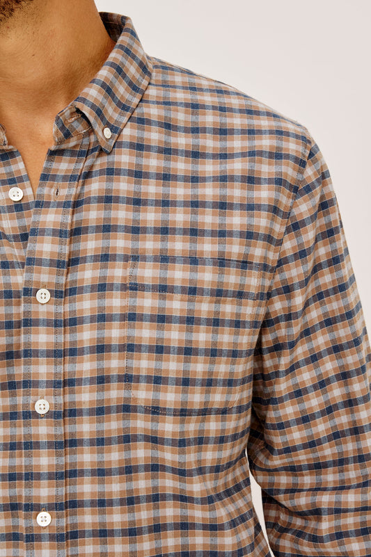 Vance Shirt | Cedar Navy Silver