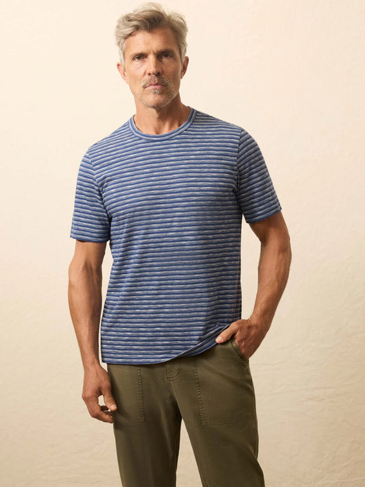 Sunwashed Tee | River Rapids Stripe