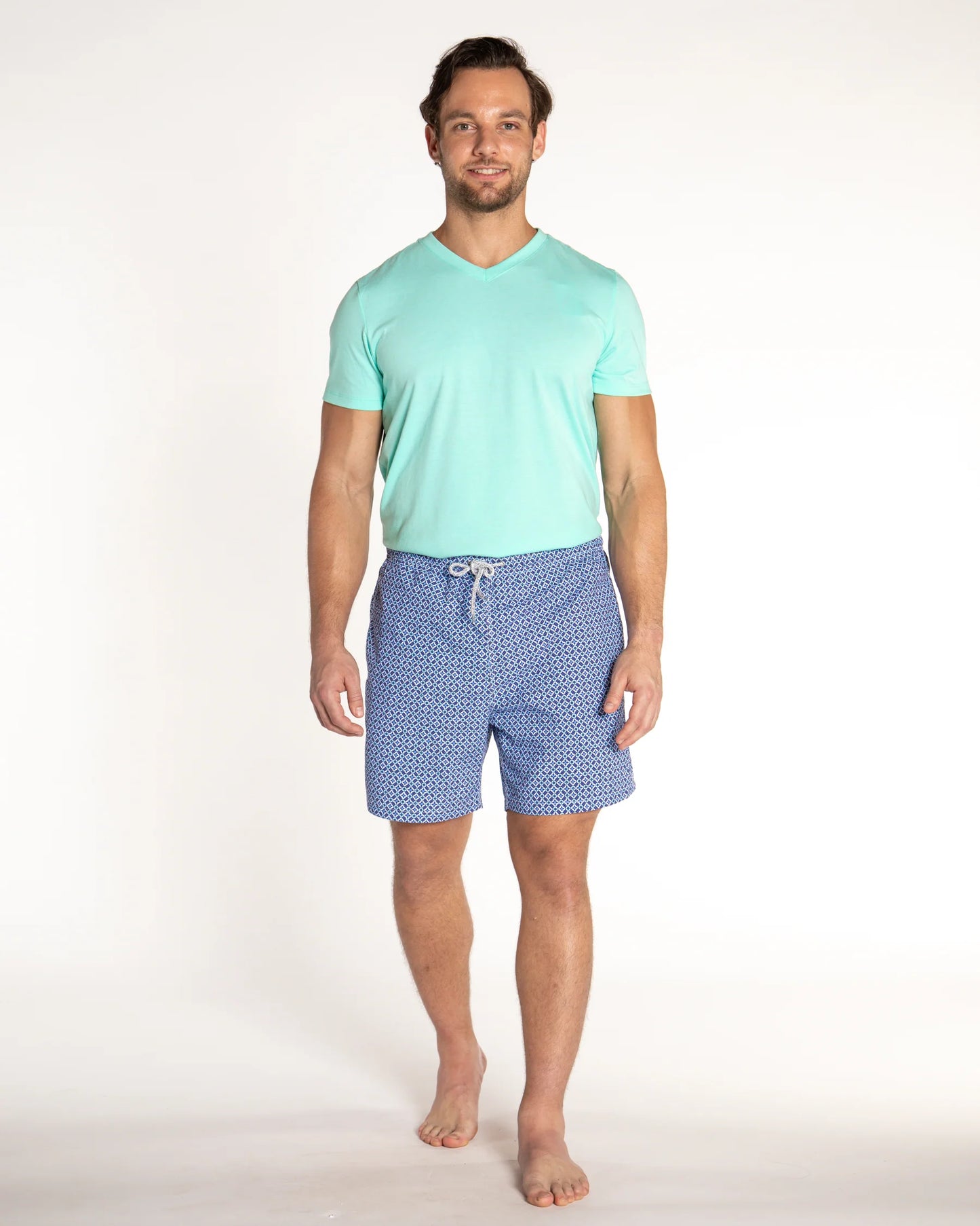 Cyclist Liner Swim Trunk | Mosaic Navy