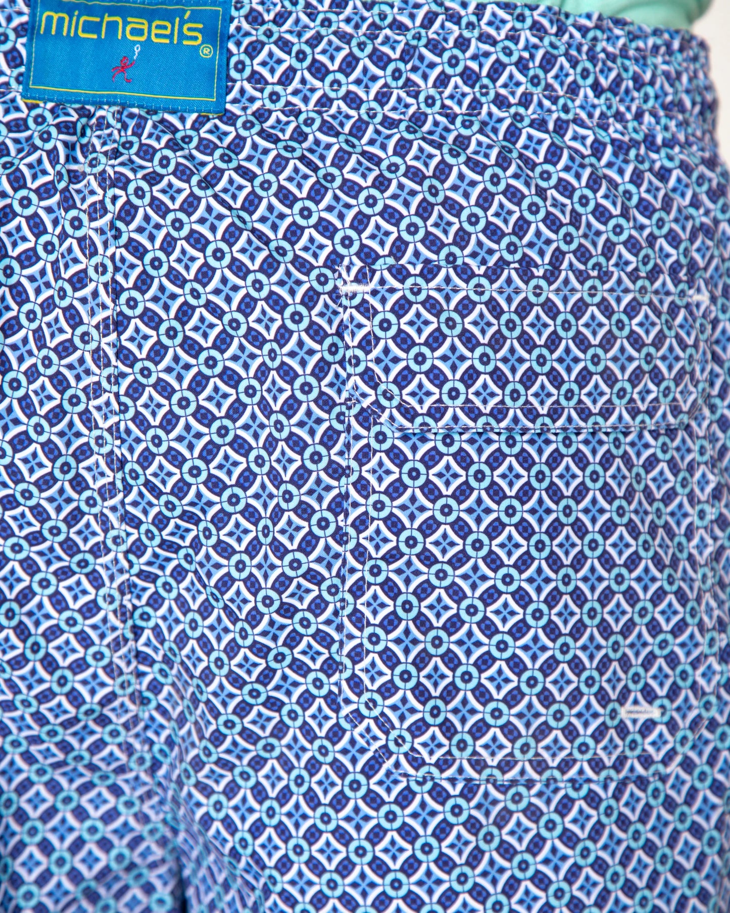 Cyclist Liner Swim Trunk | Mosaic Navy