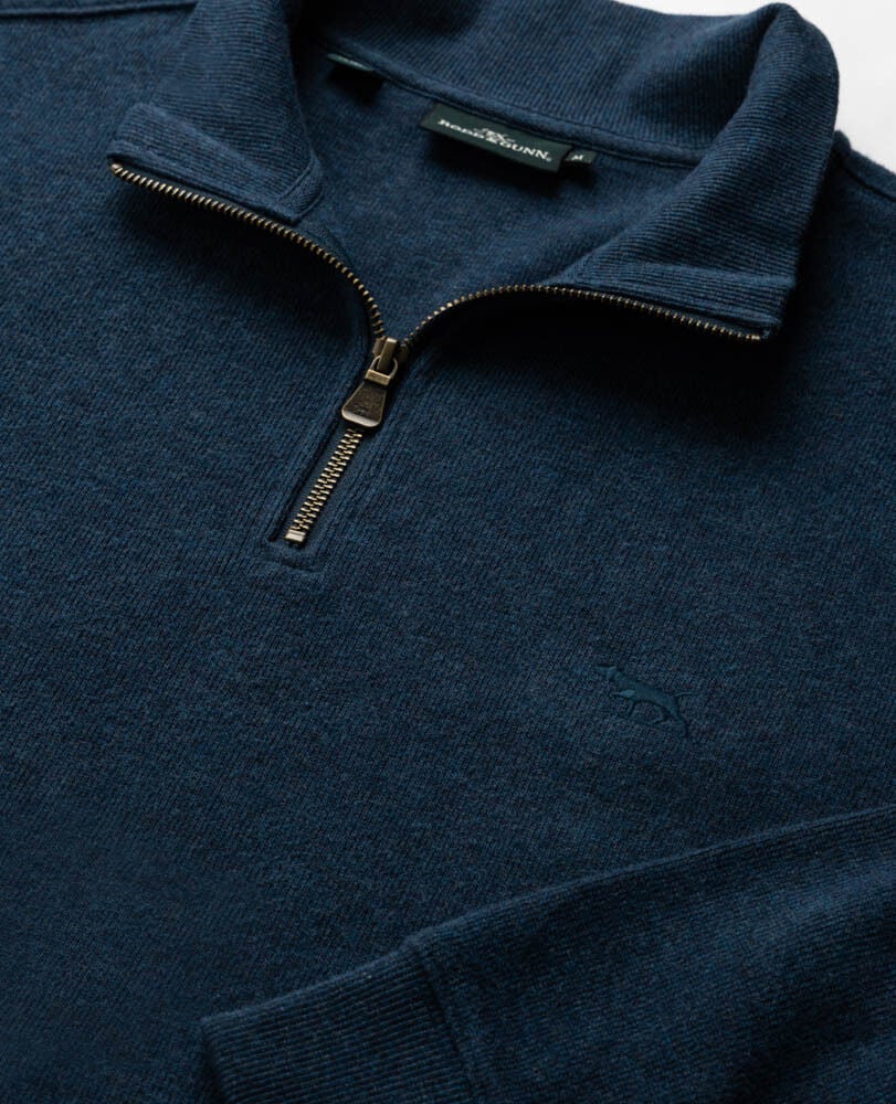 Alton Ave 1/4 Zip | Deep Ocean