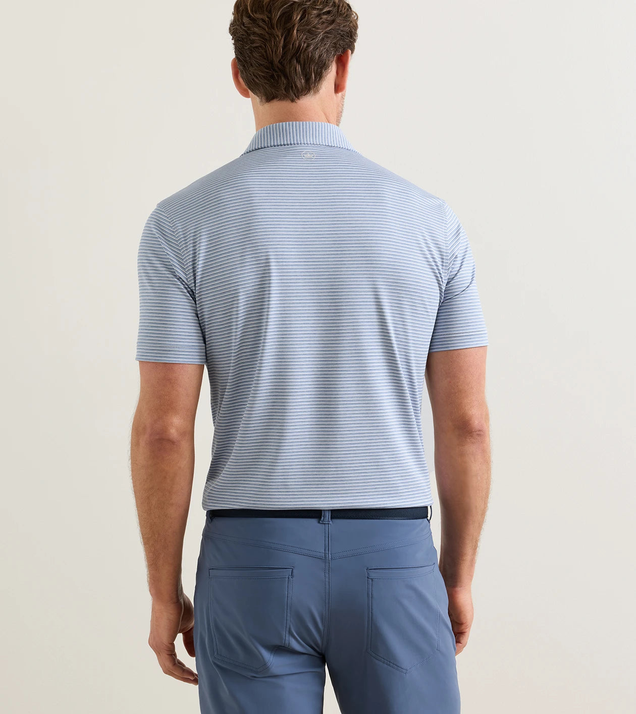 Timbre Perf Jersey Polo | Grey Mist