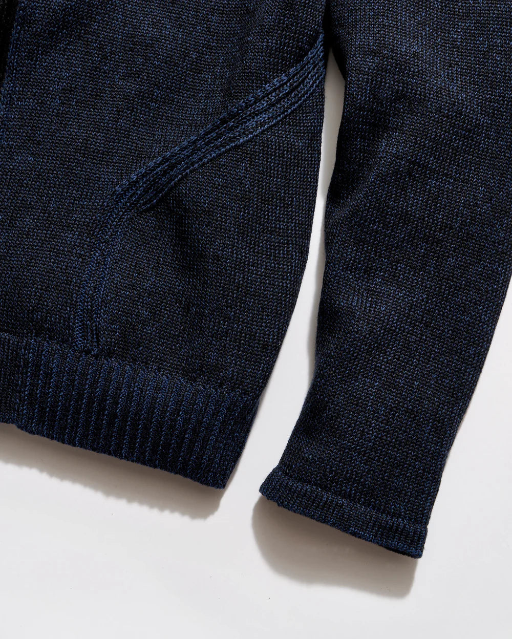 Linen Sweater Track Jacket