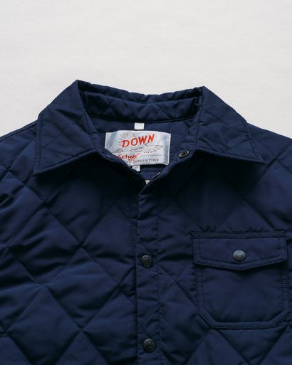 Down-Filled Quilted Shirt Jacket