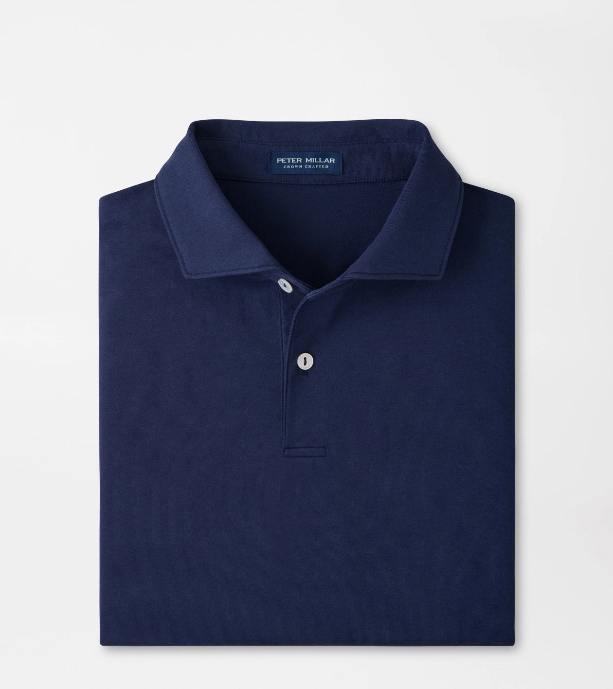 Albatross Cotton-Blend Pique Polo | Navy