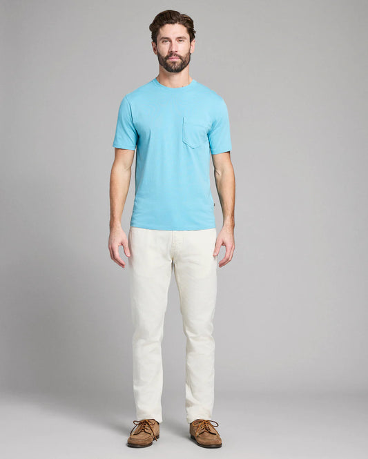 Washed Tee | Delphinium Blue