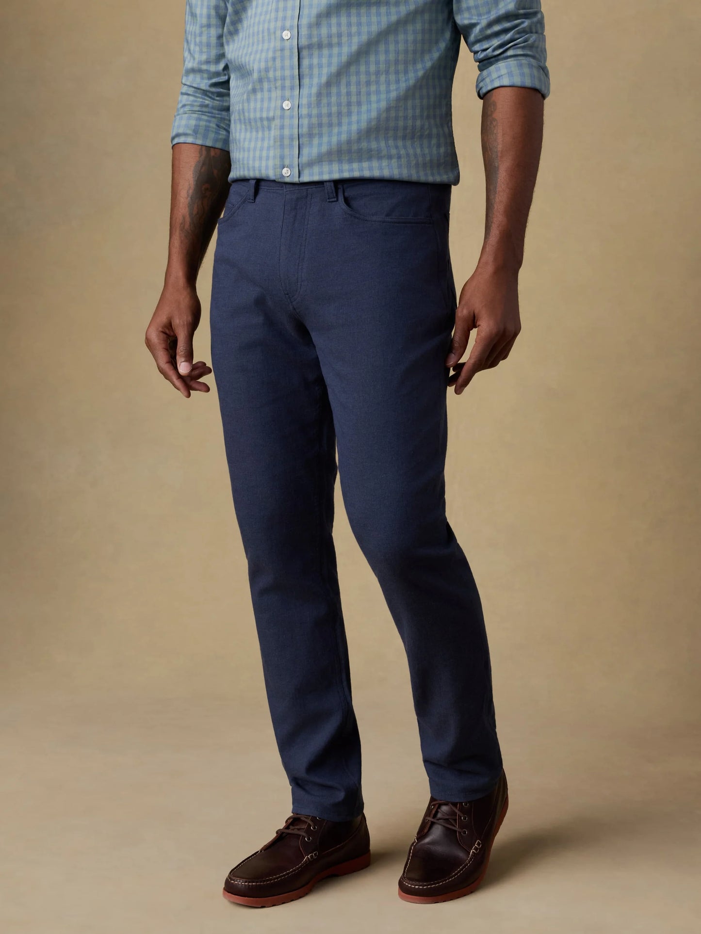 Movement Linen Five-Pocket Pant | Deep Sea Navy