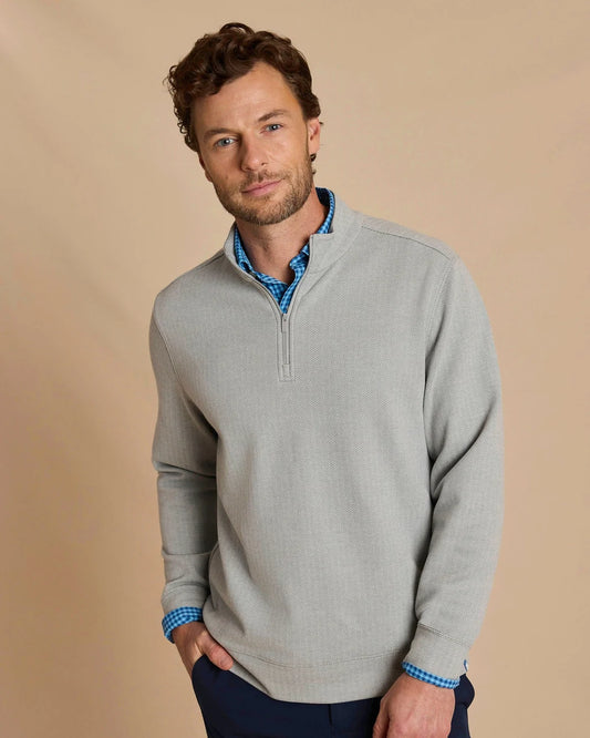 Adler Lane 1/4 Zip | Steel Grey