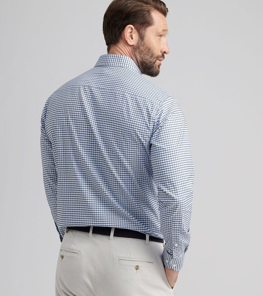 Cashiers Performance Twill Sportshirt | Deep Verdant