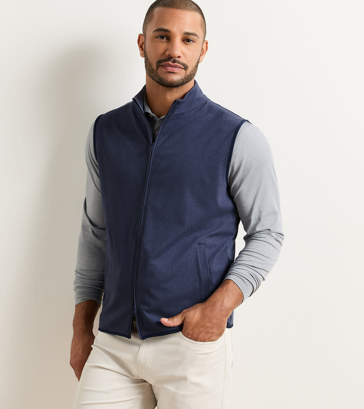 Ardent Air Performance Full-Zip Vest | Navy