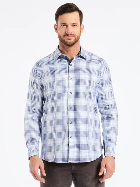 Delford Long Sleeve Shirt | Navy