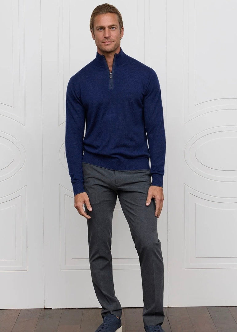 The Palmer 1/4 Zip | Midnight