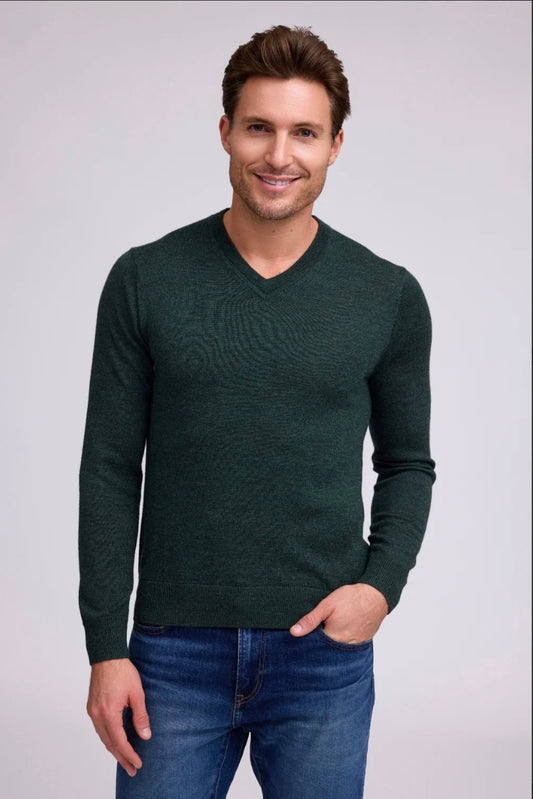 The Bronson V-Neck | Forest