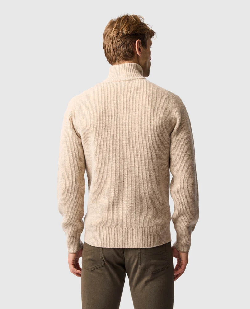 Robbies Road 1/4 Zip | Flax