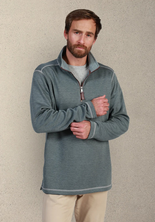Sea Ranch Fleece 1/4 Zip | Industrial Blue