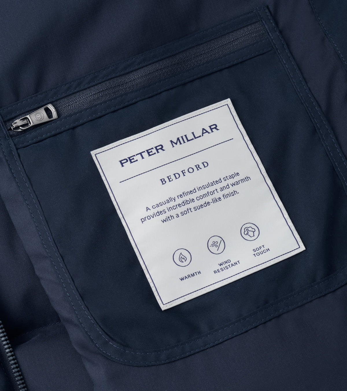 Bedford Quilted Vest | Dark Navy