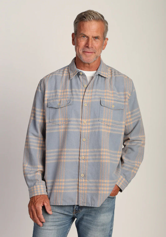 Blue Lake Plaid Shirt