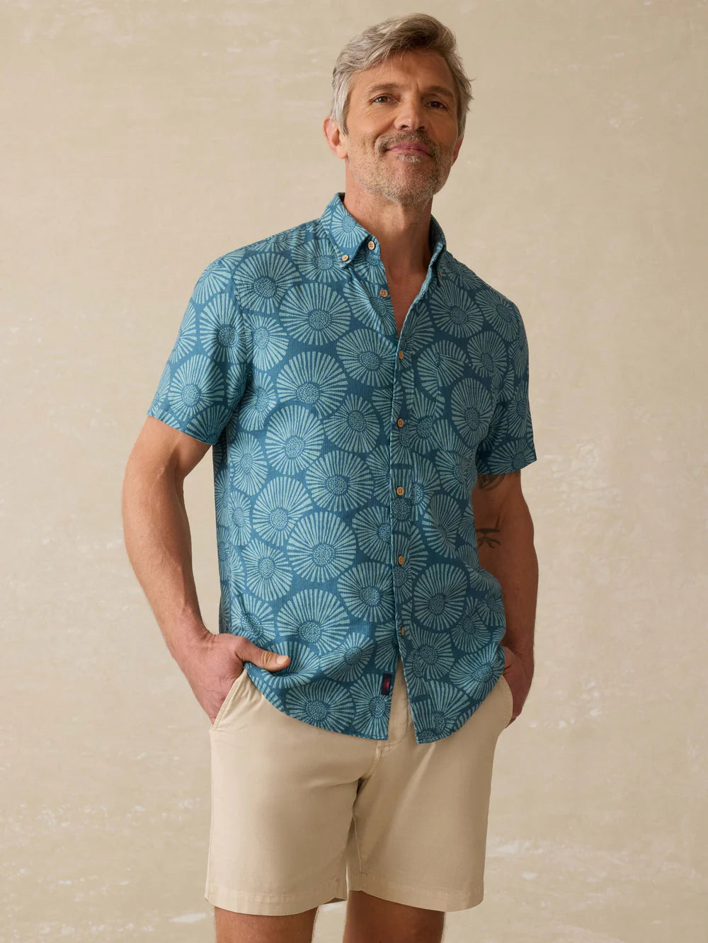 SS Breeze Shirt | Stormy Sea Floral