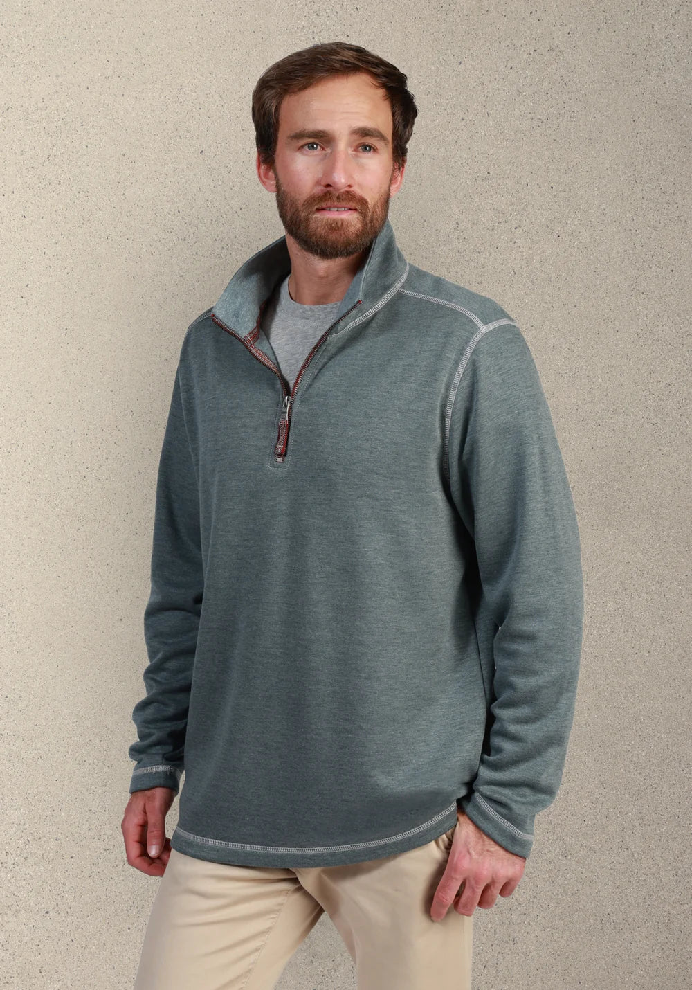 Sea Ranch Fleece 1/4 Zip | Industrial Blue
