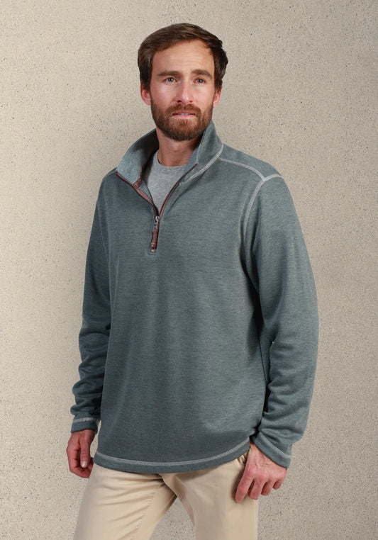 Sea Ranch Fleece 1/4 Zip | Industrial Blue