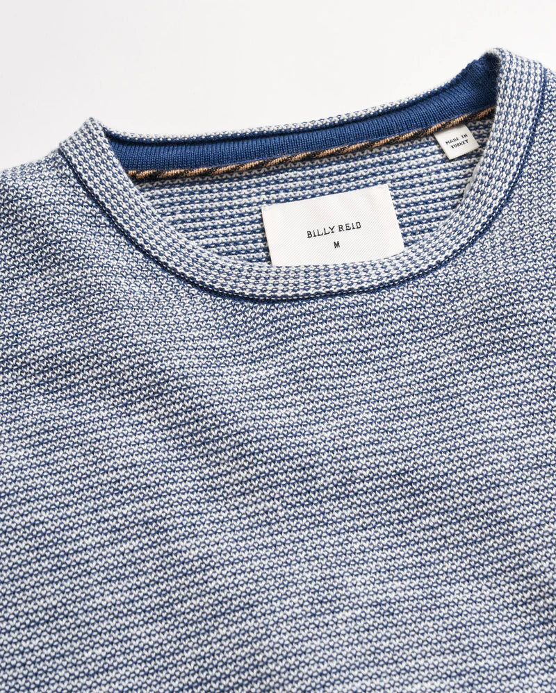 Tuck Stripe Crew | Dark Denim